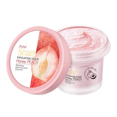 FENYI Skin Care Exfoliating Whitening Smoothing Honey Peach Face Body Scrub 100ml