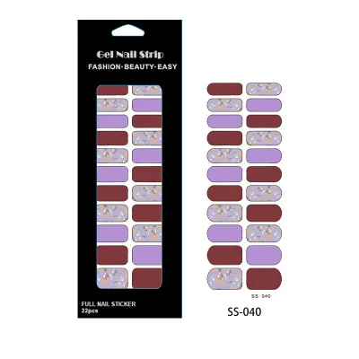 
Quality assurance nail art design decoration gold foil sticker Quick style updates 