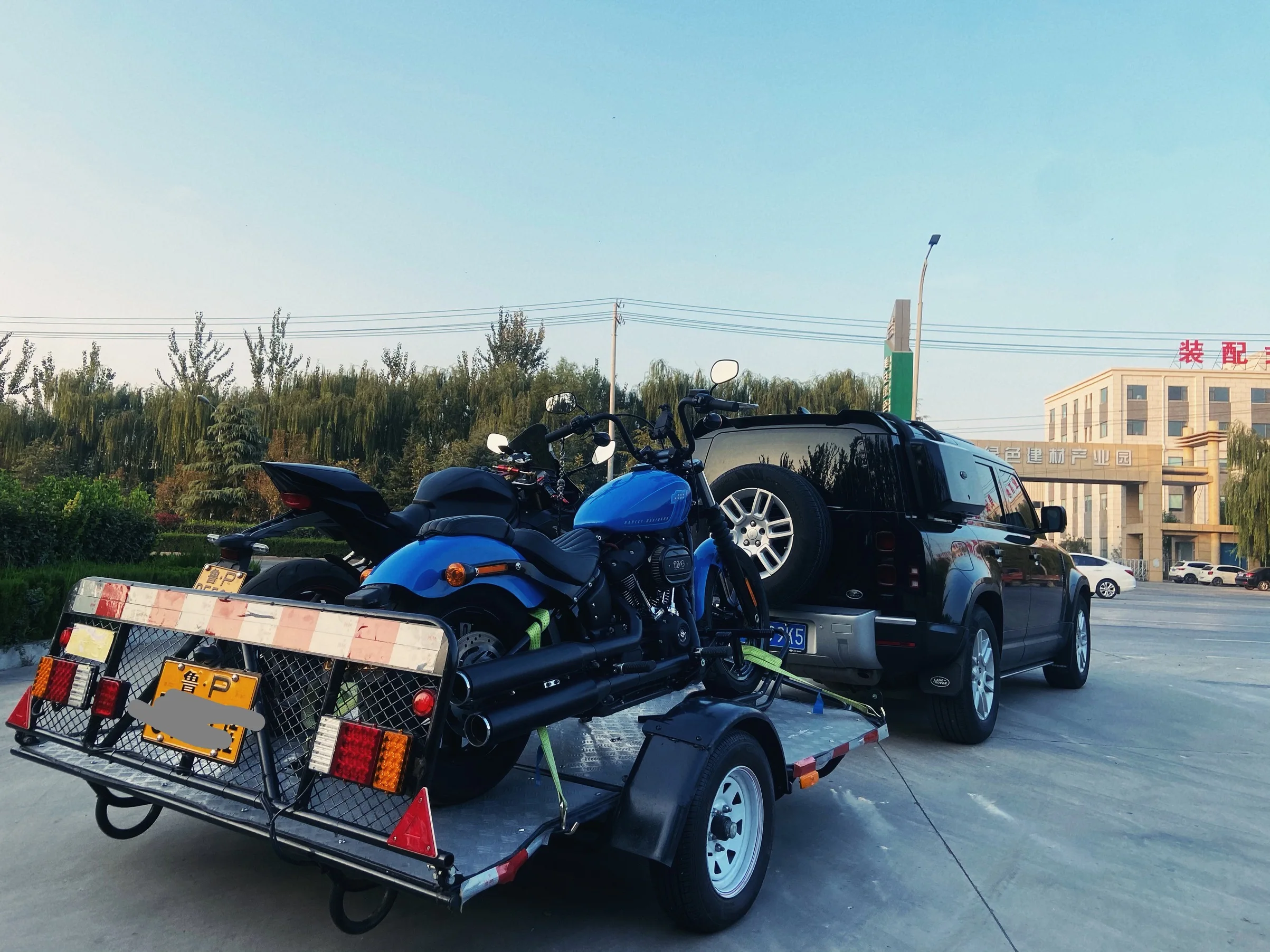 Motorcycle Transport Trailer ATV Dump Trailer with Tipping Feature