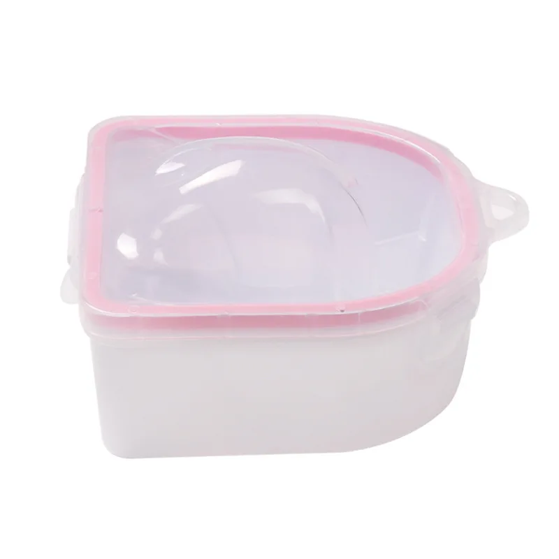 Wholesales manicure soak bowl hand pink blue finger acrylic nail soaking bowl polish remover nail soak off bowls