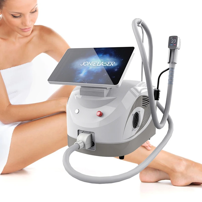 JONTE 3 In 1 Multi Wavelength 2000W Diode Laser Therapy Depilation Salon Ice Machine With High Energy For Hair Removal