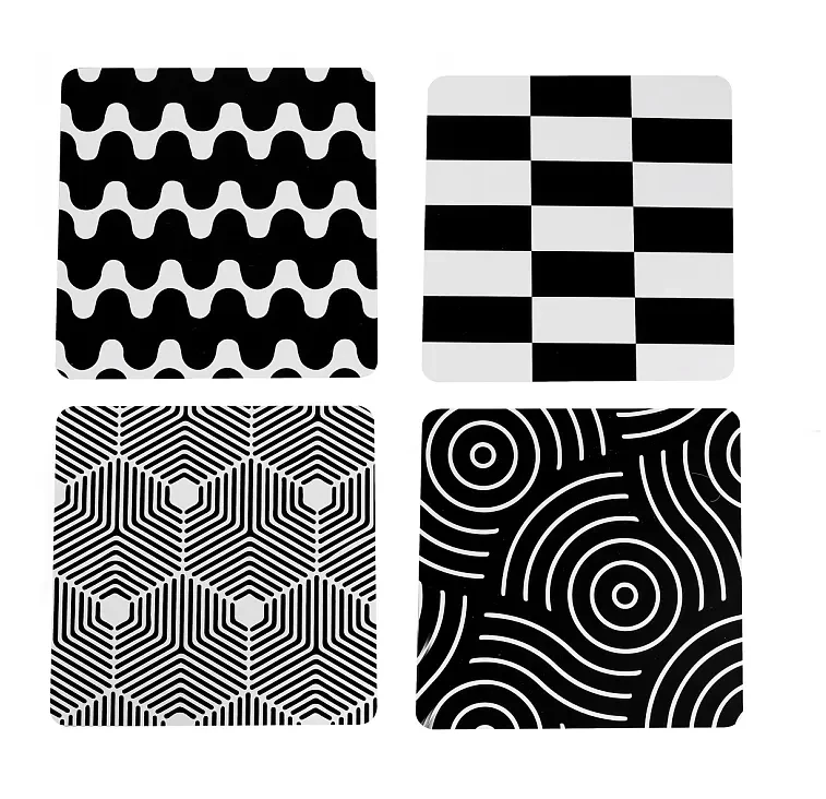 hot sale montessori Infants black and white Visual cognition cards baby early educational paper toys for kids