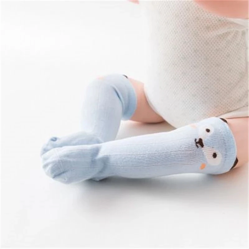 Lovely Unisex Baby Socks Cotton Fax Cat Infantil Meias Anti-slip Sox Baby Girl Boy Knee High Socks Casual Knitted Toddler Socks