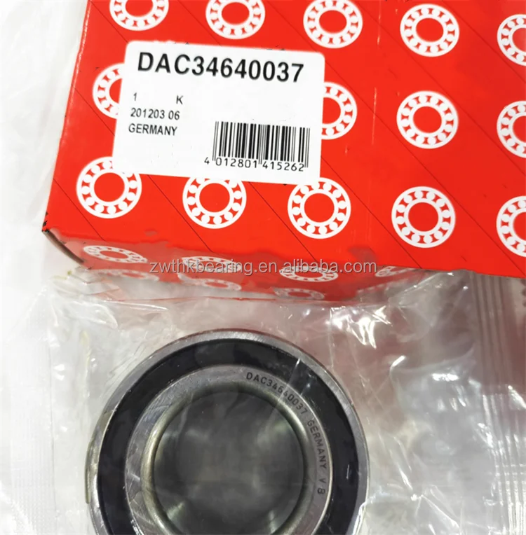 34*64*37mm Front Wheel Hub Bearing DAC34640037 Auto Bearings