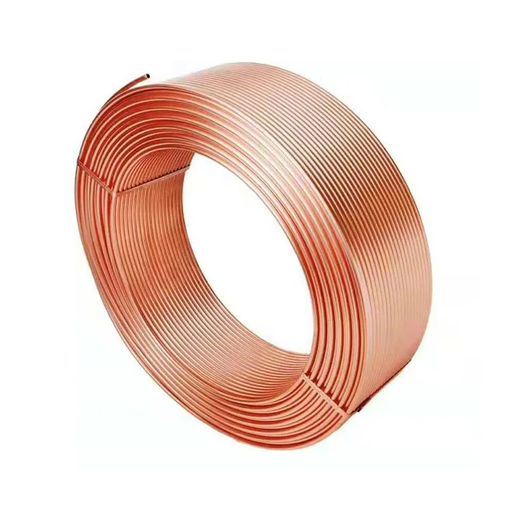 Manufacture Price C11000 C12200 Red Copper Pipe Coil Air Conditioning Copper Pipe 3/8 1/4 1/2