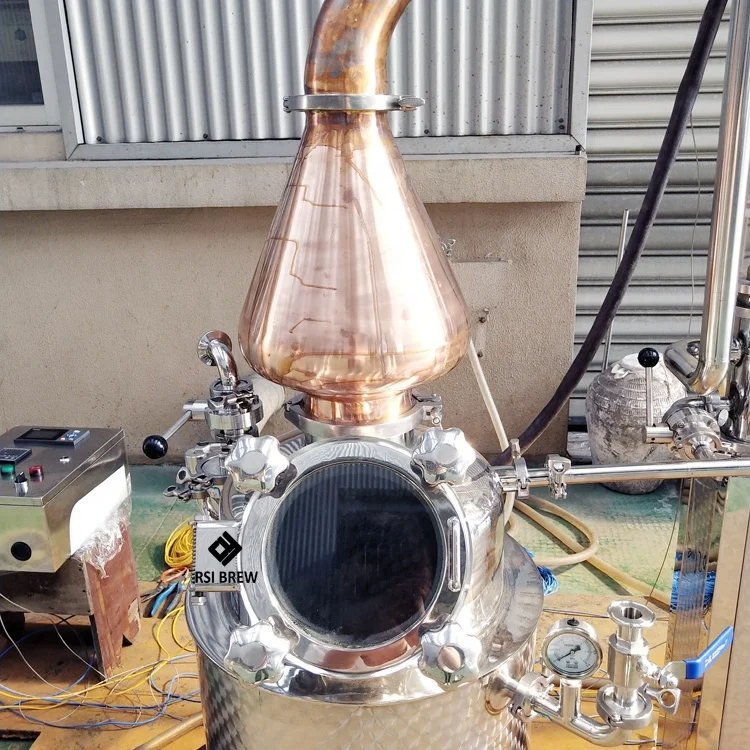 50L alcohol distiller distillation equipment for gin whiskey vodka still