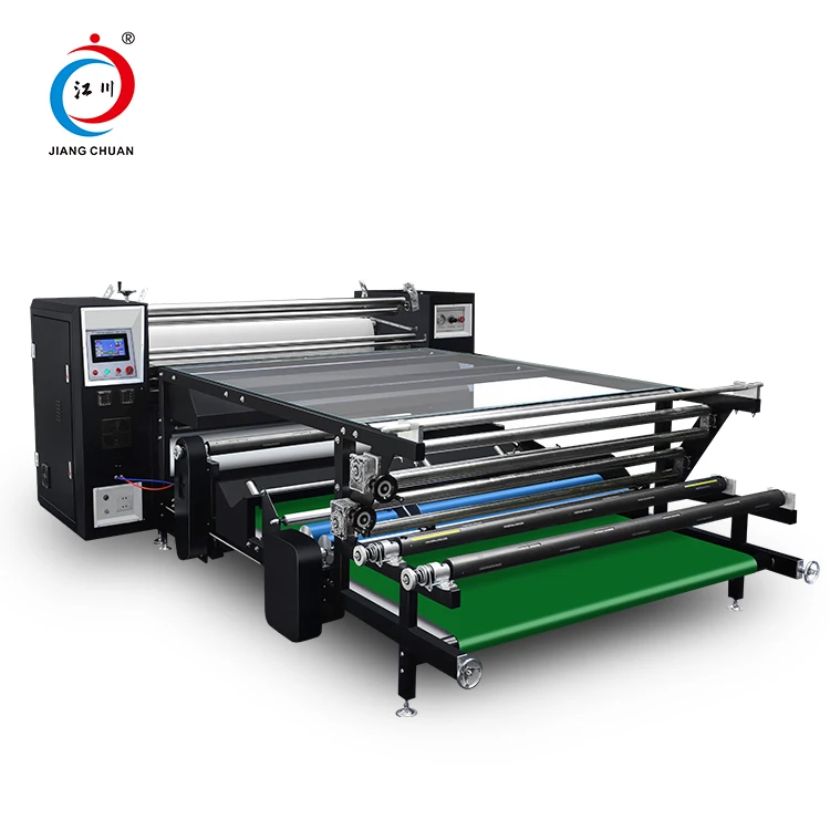 Hot Sale Automatic Roll To Roll Rotary Heat Press Transfer Machine For Fabric