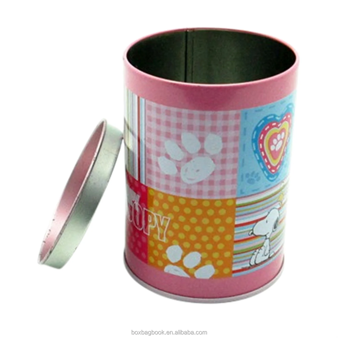 SUNSHINE Cake Cookie Chocolate Mooncake Round Metal Tin Box Foods Storage Sweets Weeding Color Printed Cute Round Tin Boxes