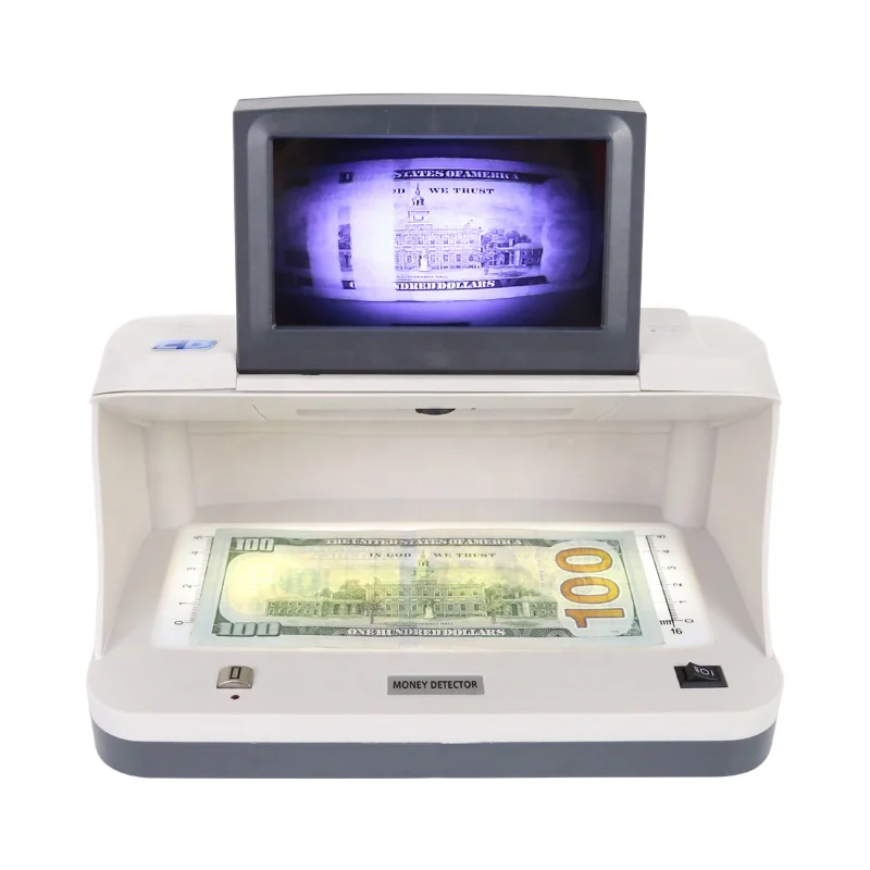 DC-2288-3 Professional Bills Credit Cards Passports IDs All Currencies detector fake banknote detecting with UV/MG/IR/WM