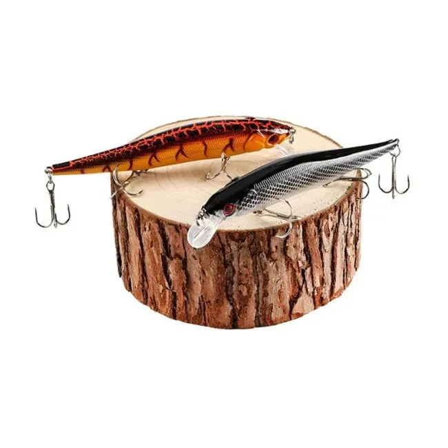 Artificial Floating Minnow Fishing Plastic Stick Baits Hard Lures for Fishing Bass