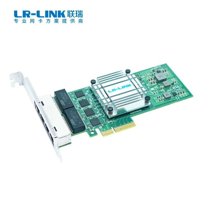 LR-LINK LRES2037PT PCI Express x4 10/100/1000 Мбит/с 4 x RJ45 портами Gigabit Lan Карта