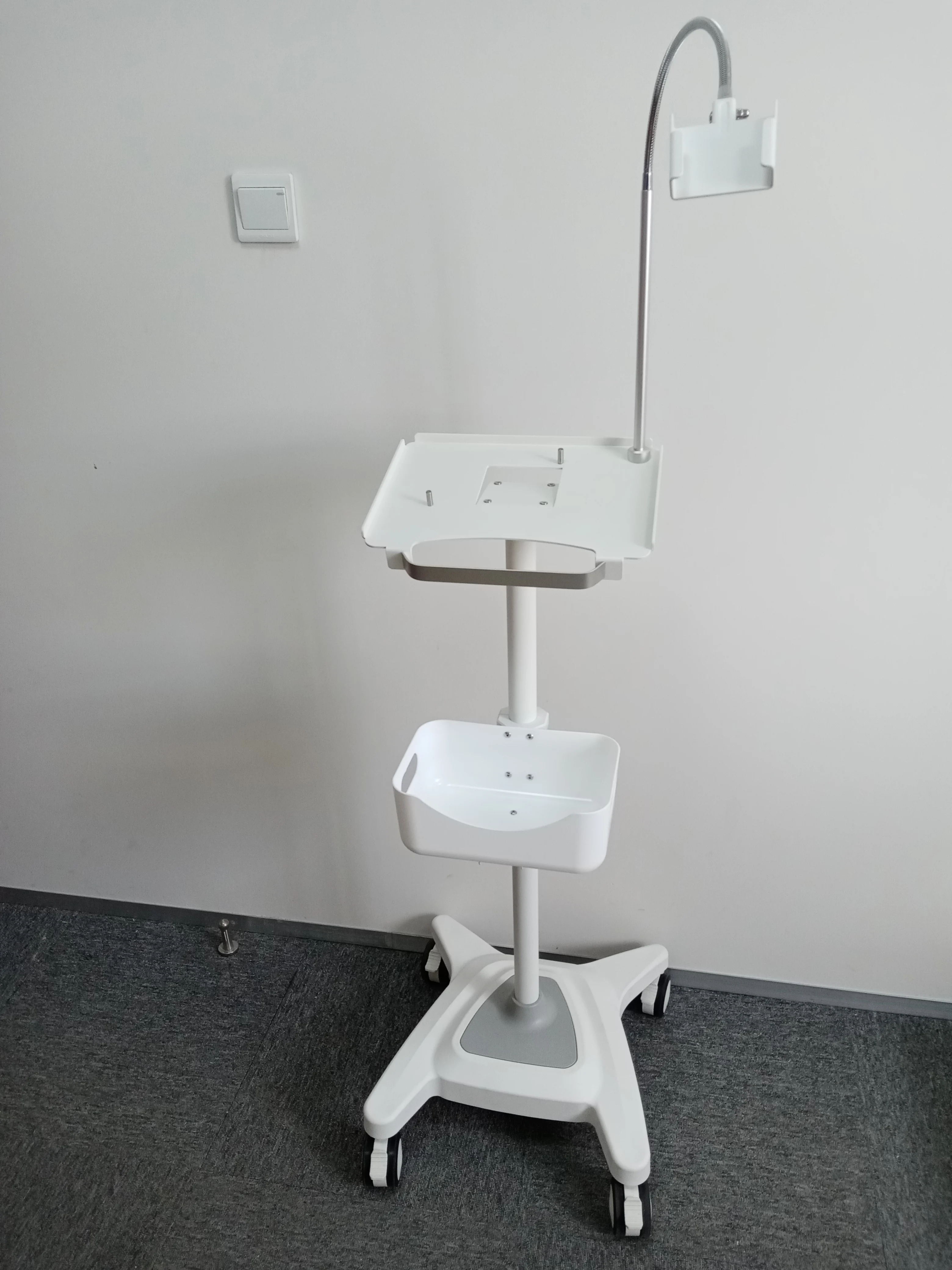 customized ecg machine cart ECG trolley edan ecg machine trolley