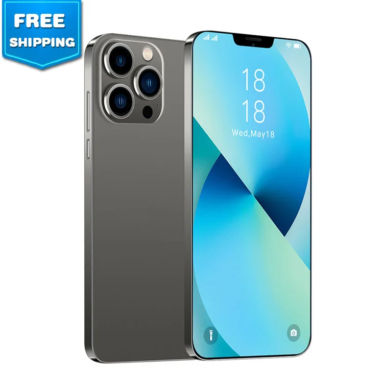 Wholesale i 13 pro max gaming mobile phones 4g 6.7 inch screen 8GB+512GB smartphone smartphone cellphone