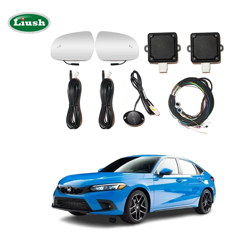 BSD Safe Driving Blind Spot Monitor with Instant LED Light Mirror Alerts for Honda Civic 8th 9th 10th 11th Generation Upgrade