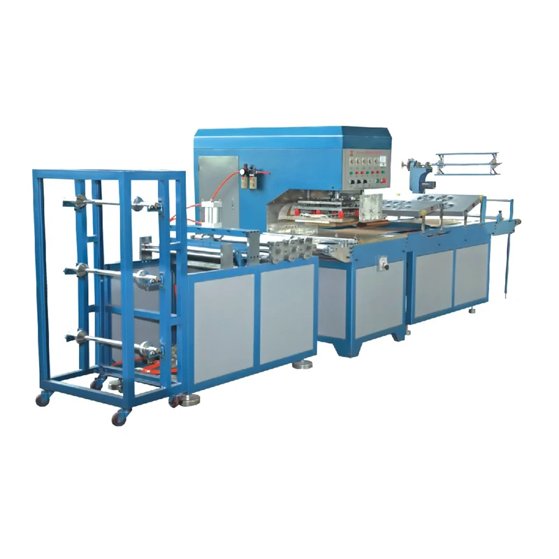 PVC book cover making machine, Automatic High frequency welding machine for PVC pocket+PVC book cover (GP8-H6)