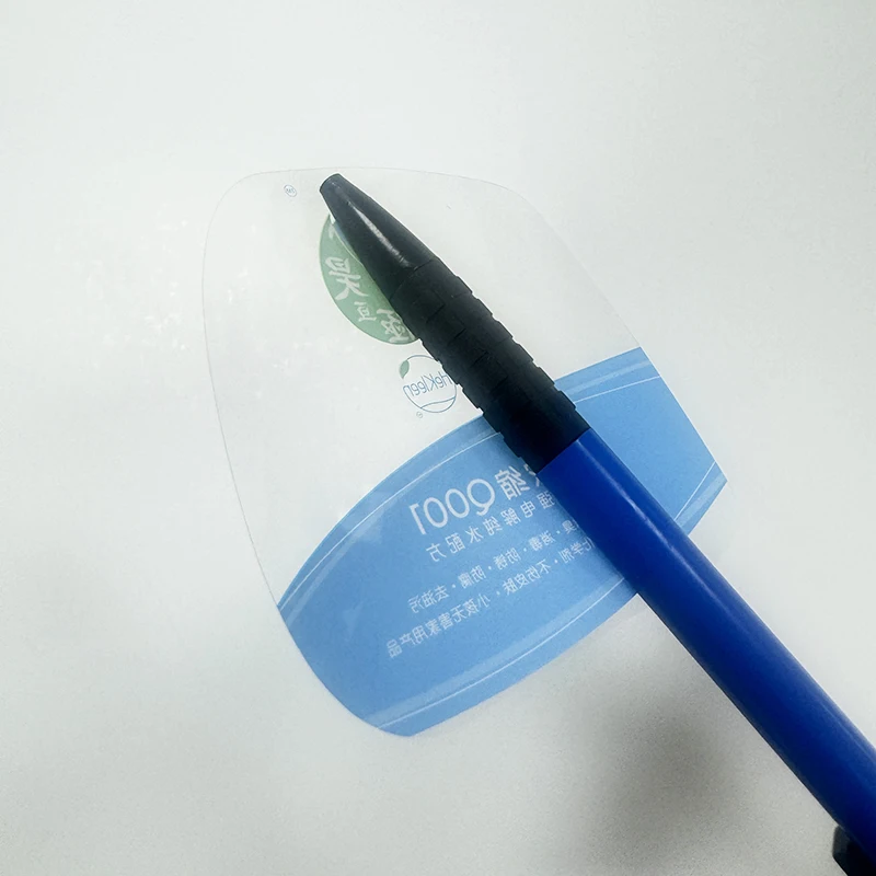 Custom On Roll Waterproof PVC Clear Transparent Self Adhesive Sticker