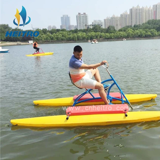 HEITRO Factory Price Two Seats Water Bike Water Park Aquatic Bikes