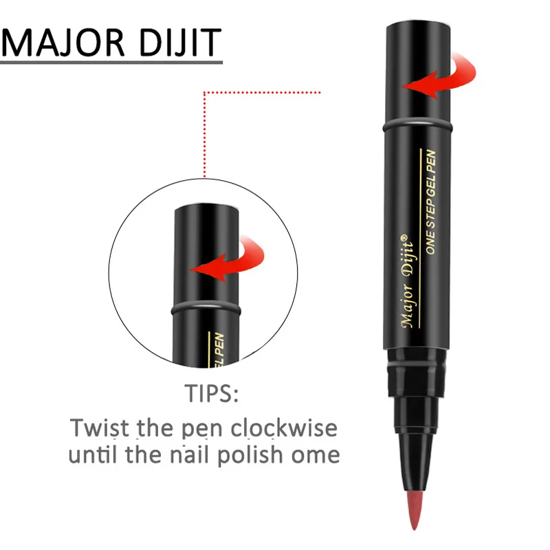 18-Color 3-in-1 UV Pen Manicure Kit Fashionable One-Step Gel Polish with LED Lamp No Base Top Soak HEMA Free Customizable Logo