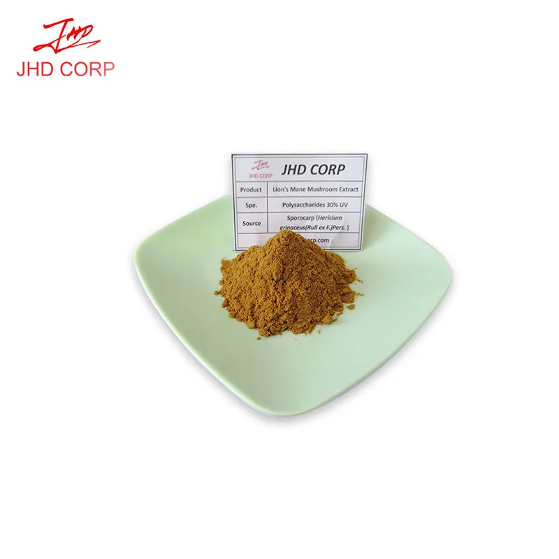 
Kosher Halal certificated more than 20 years factory supply lions mane mushroom extract powder 