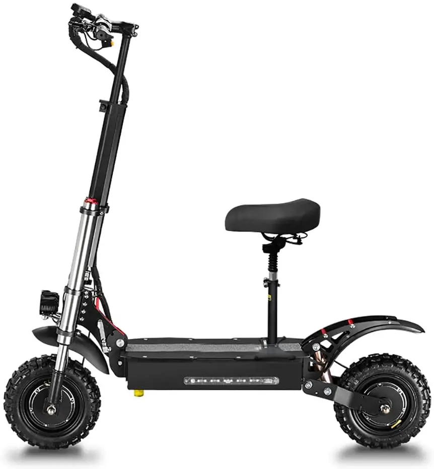 52v 60v off-road e scooter with seat electric scooter two wide wheels 3200w 3600w fast speed 60km/h 65km/h