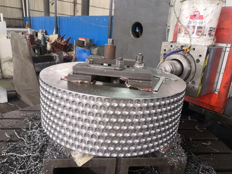 Heavy duty alloy steel  briquette machine roller shell roller press spare parts