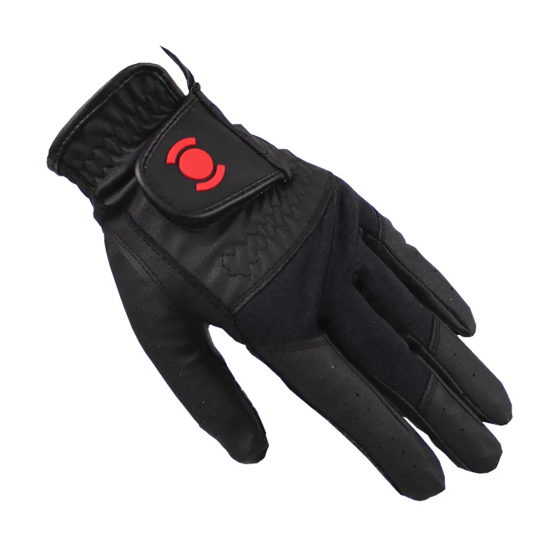 
hot sale cabretta leather soft golf gloves with custom colors 