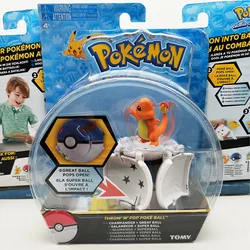 8 видов стилей 7 см флип ПЭТ взрыв POKE Ball Gacha машина для подарка Poke игрушка в подарок машина Пикачу в штучной упаковке