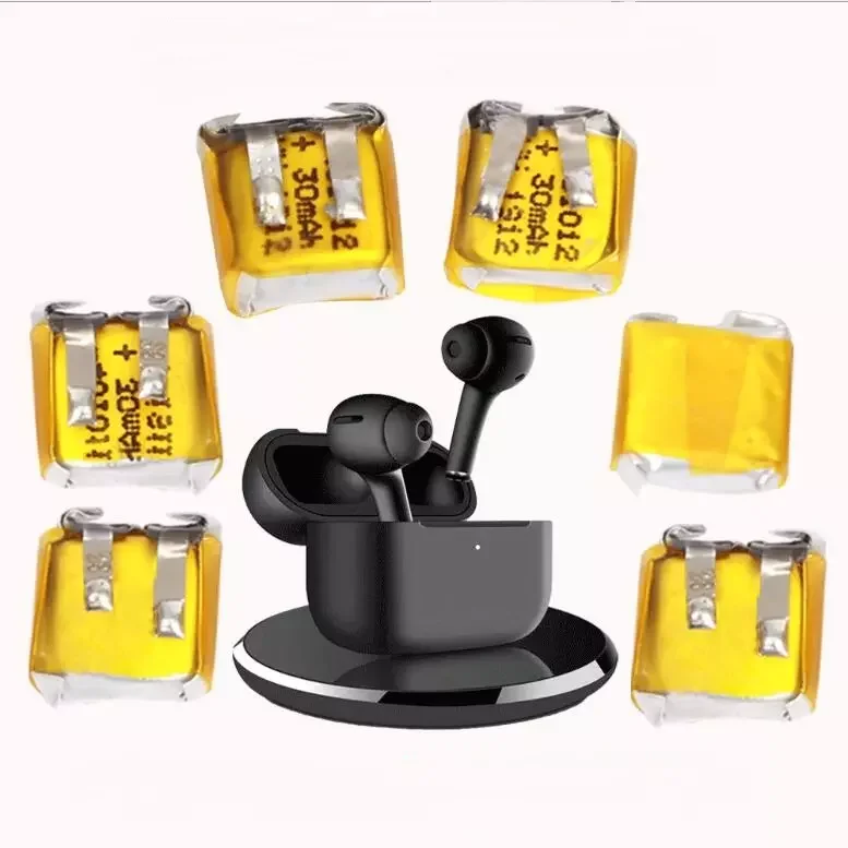 Ultra Small Square 401010 3.7V 25mAh 30mAh Lithium Ion Polymer Battery for Earphone