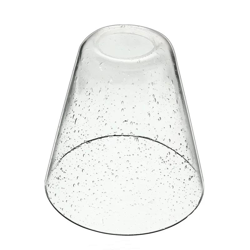 Glass Lamp Shade Replacement Seeded Glass Globes for Light Fixtures Clear Bubble Glass Shade Covers for Pendant Ceiling Light