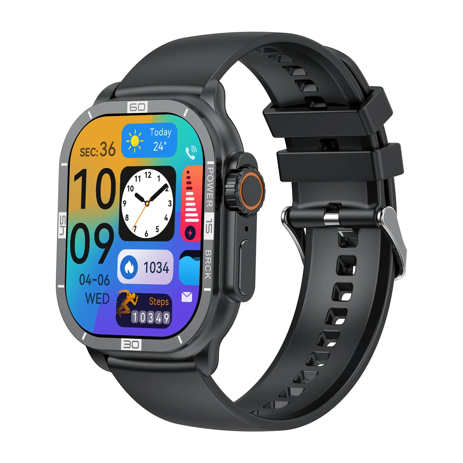 factory wholesale high quality IP68 2.06 inch AMOLED relojes smart watch 2024 NFC fashion smart watch for men