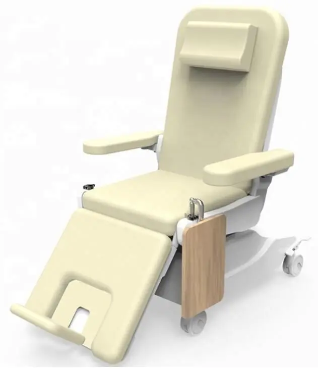 AM-DY006W Hospital 4 motors electric with CPR function weighing system medical phlebotomy chair blood Hemodialysis chairs