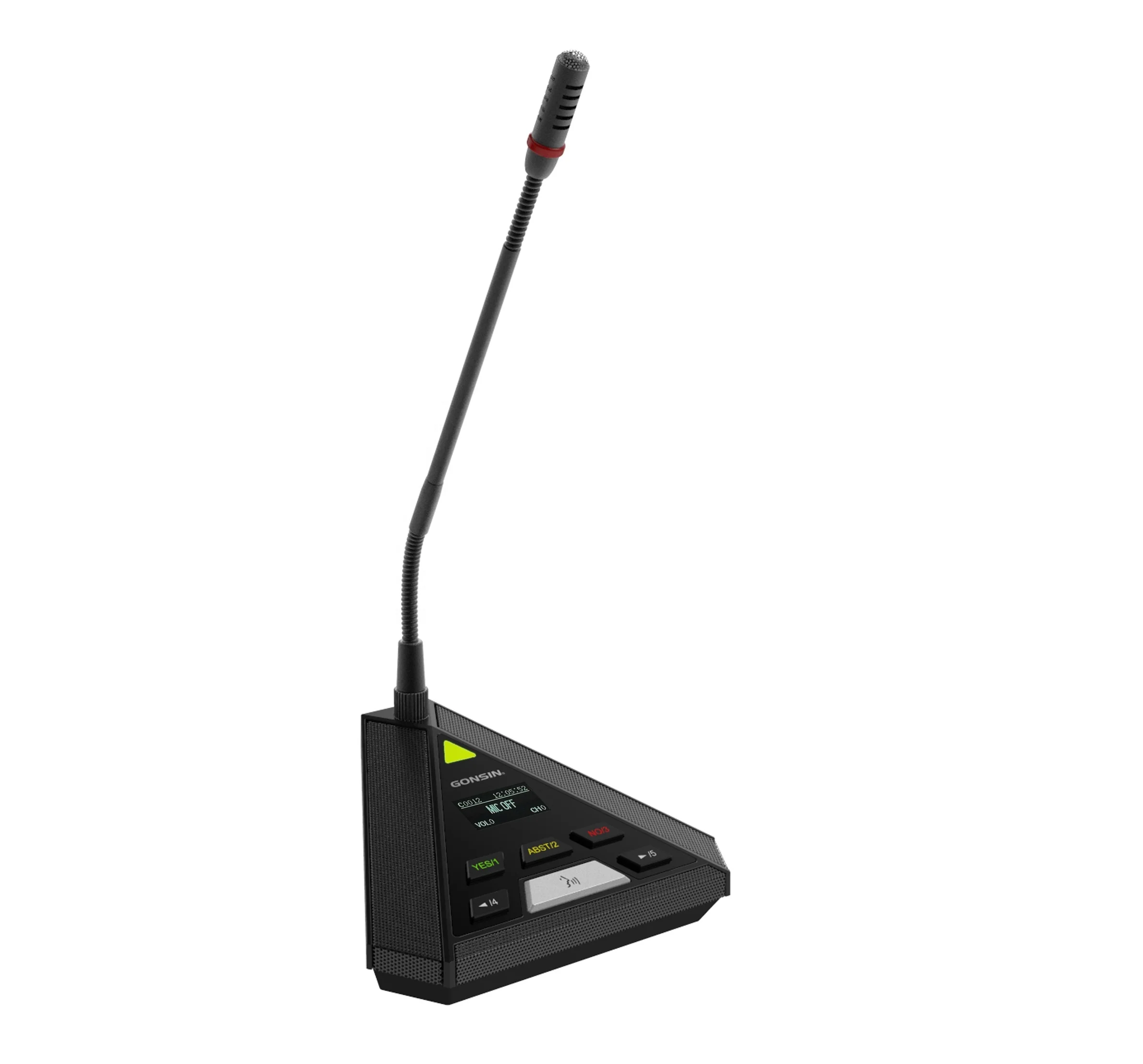 GONSIN TL-VCB4300 High Standard Wired Conference Room Microphone Voting device with 6 Channels Interpretation Function