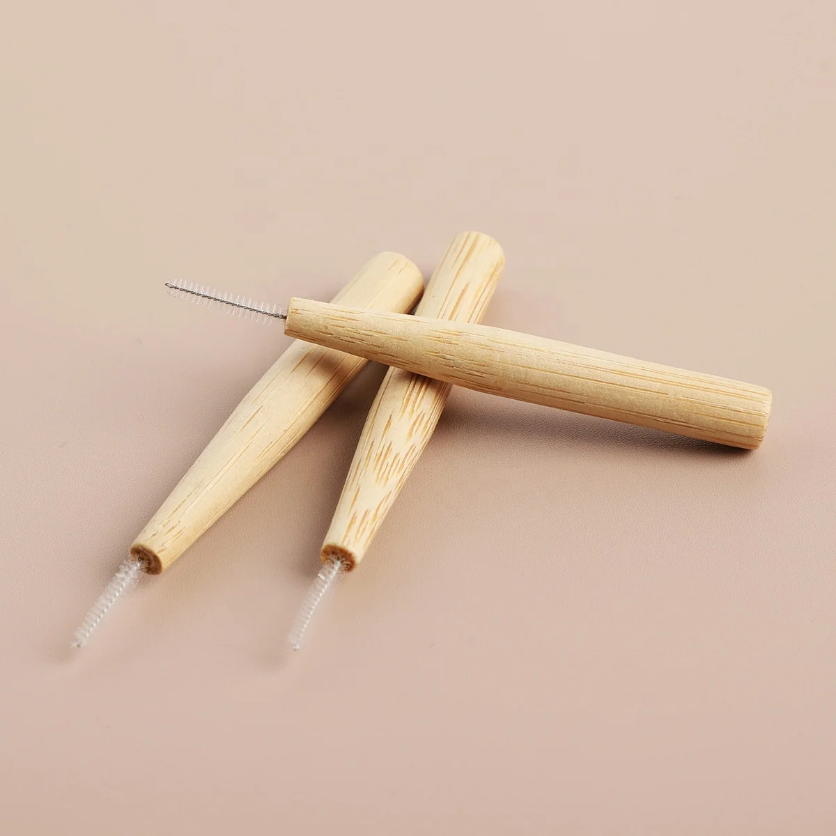 High quality household zero waste interdental cleaning tools biodegradable l shape bamboo interdental brush