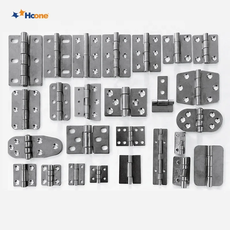 Hoone 304 Stainless Steel Wooden Door Lift off  Spring Hinge With Removable Pin Custom Size Ball Bearing Butt Hinge