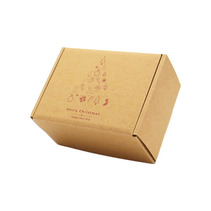 Biodegradable Kraft Paper Packaging Storage Shoe Box With Lid For Christmas Presents Wrapping Birthday Gift