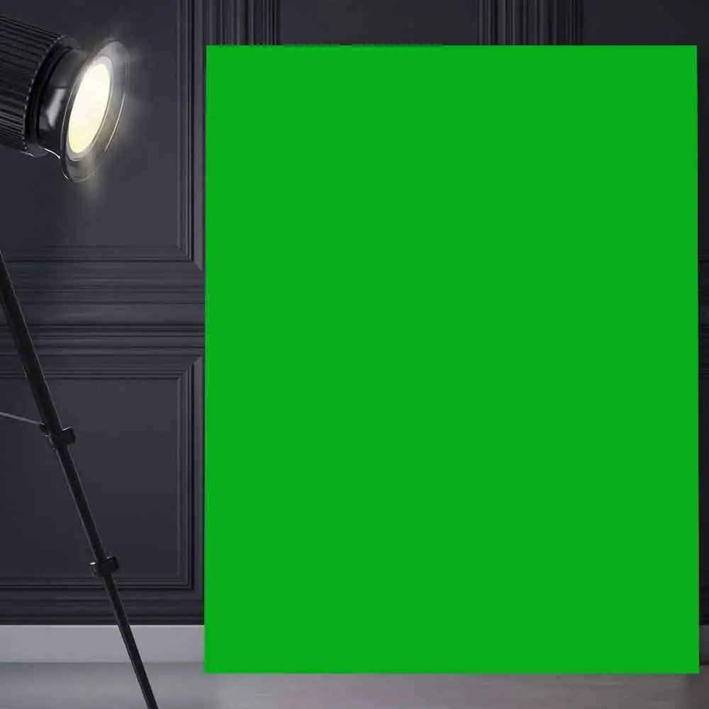 Green Screen Chromakey Muslin Cotton Polyester Material Solid Color Style Stage Non Woven Photographic Backdrop Background