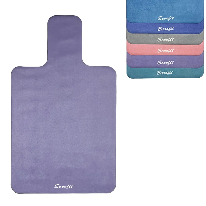 Ins Macaron Morandi Solid Color Custom Print Logo Rubber Suede Washing Washable Hygiene Pilates Reformer Mat