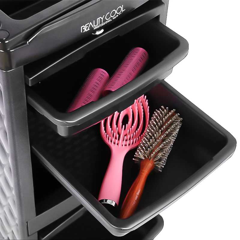 Nail And Hair Beauty Salon Trolley Cart With Lock