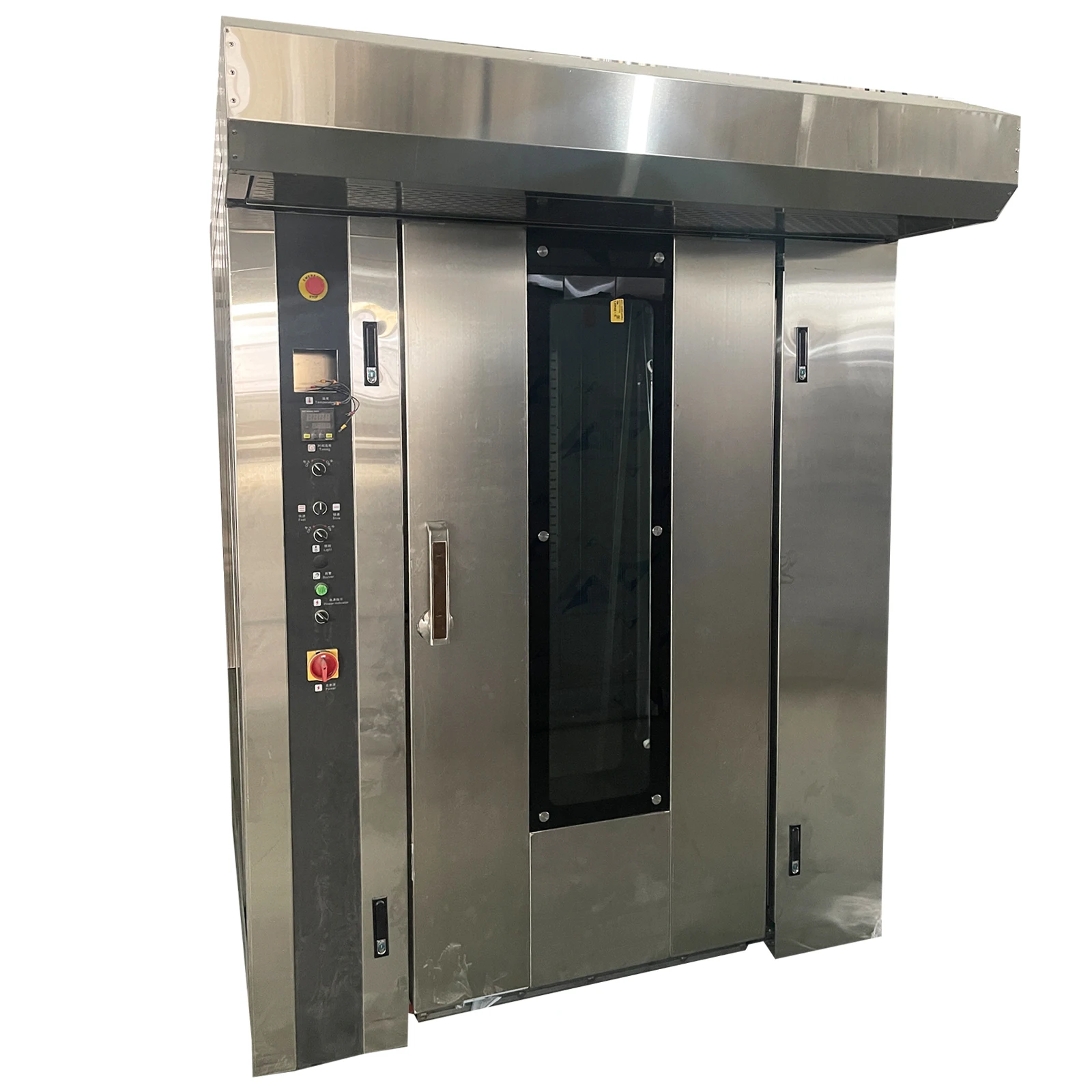 Industrial Commercial Automatic Bread Production Machine 32 Trays Gas Diesel Electric Bread Rotary Oven for Bakery