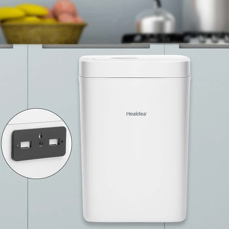 Heaidea waste bins Household outdoor plastic smart trash cans sensor trash can kitchen dustbin