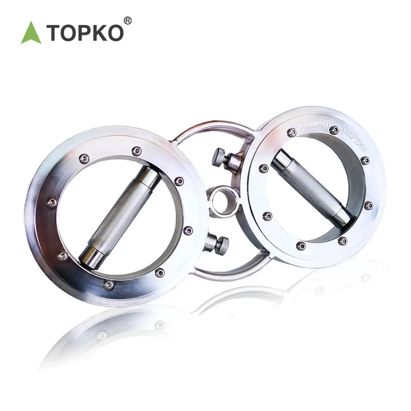TOPKO Spinning Rotator Machine Arm Equipment Forearm Trainer for Home & Gym Chest Push down bar adjustable