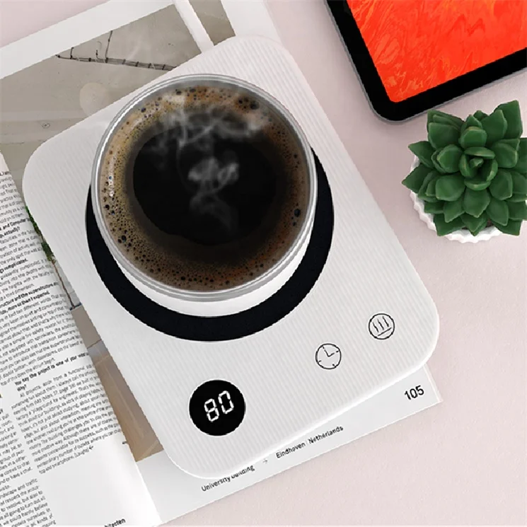 Coffee Mug Warmer Pad Cup Heater Coaster Constant Temperature Heating Electric Mug Mat Set Milk Tea Water Home Office Gift