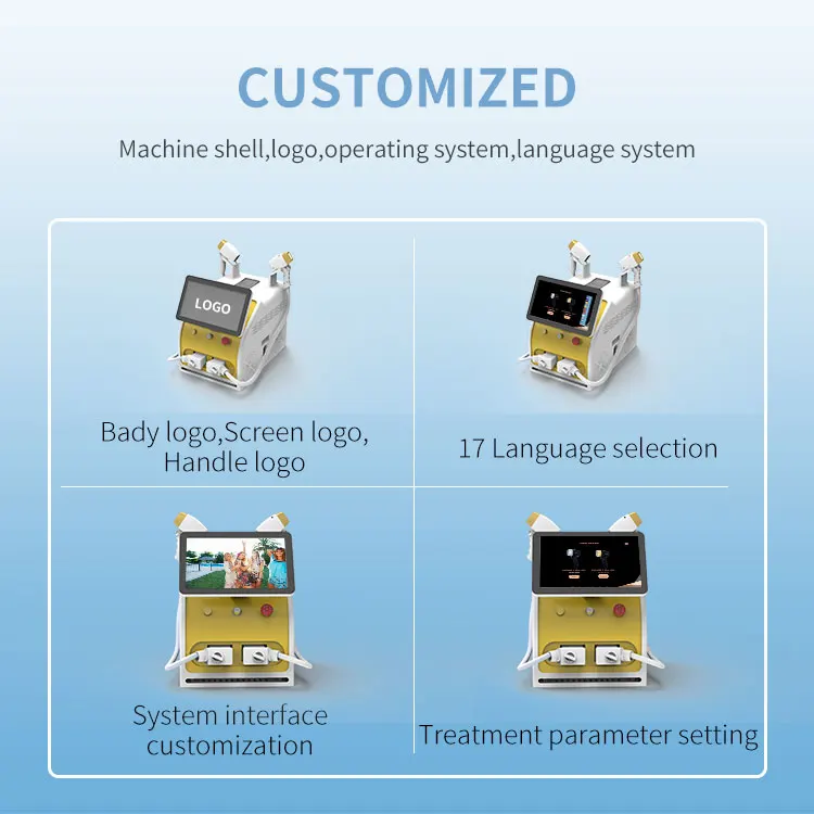 Portable CE approved professional 3 wavelength high power 600W 800W 1200W Triple wave Platinum Titanium/808 laser diode machine