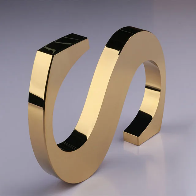 Custom Made Alphabet Logo Sign Small Metal Letters House Door Number Invitation Letters For Crafts