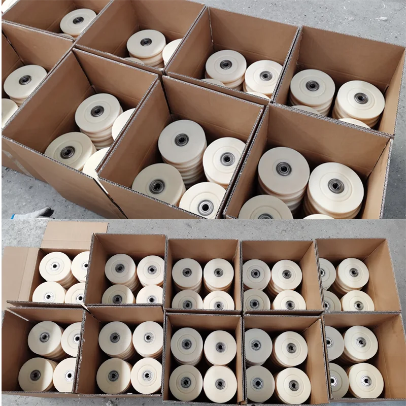 freight pulley hdpe plastic roller pulley sheave wheel forklift mast cable and pulley