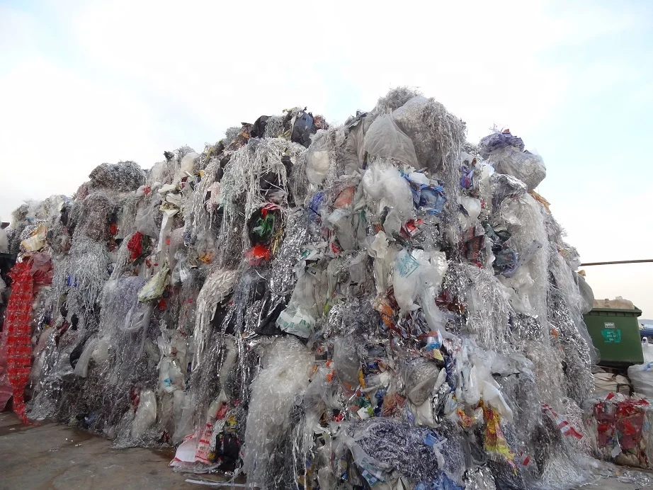 BOPP (PP) FILM BALES (MIX COLOR) SCRAP / WASTE.