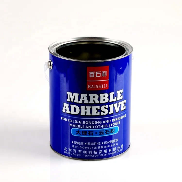 1 Liter Round Metal Bucket Tinplate Can Drum metal Lid For paint Motor Oil