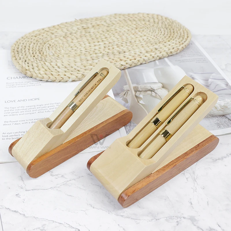 Bamboo Ballpoint Pen Refillable Hot Selling Promotional Pen Wood Pen