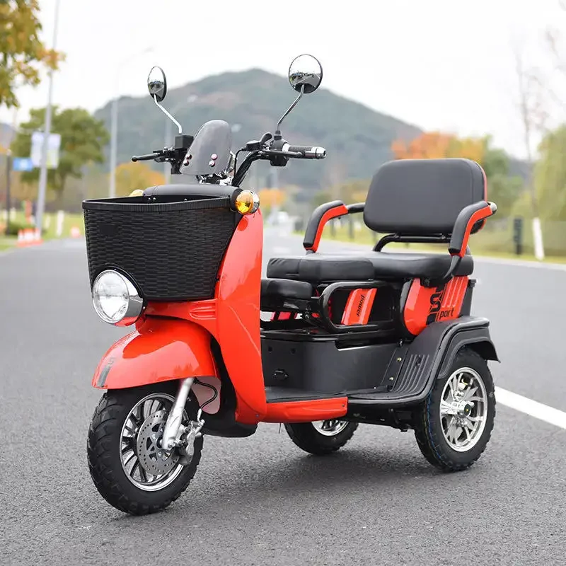 Foreign Trade Export Cross-border Products Elderly Walking Tricycle 72V Adult Cargo Electric Vehicle Tricycle