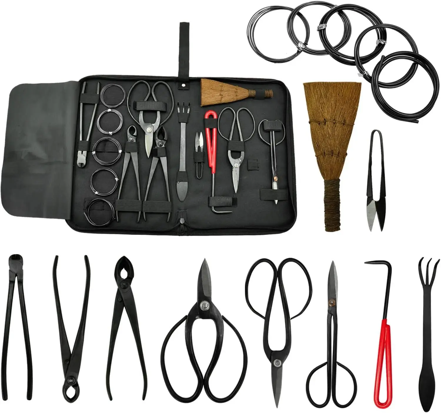 Hot Selling Bonsai Scissors Tool Set Garden Scissor Tool Set Garden Hand Tool Kit Bonsai Scissors